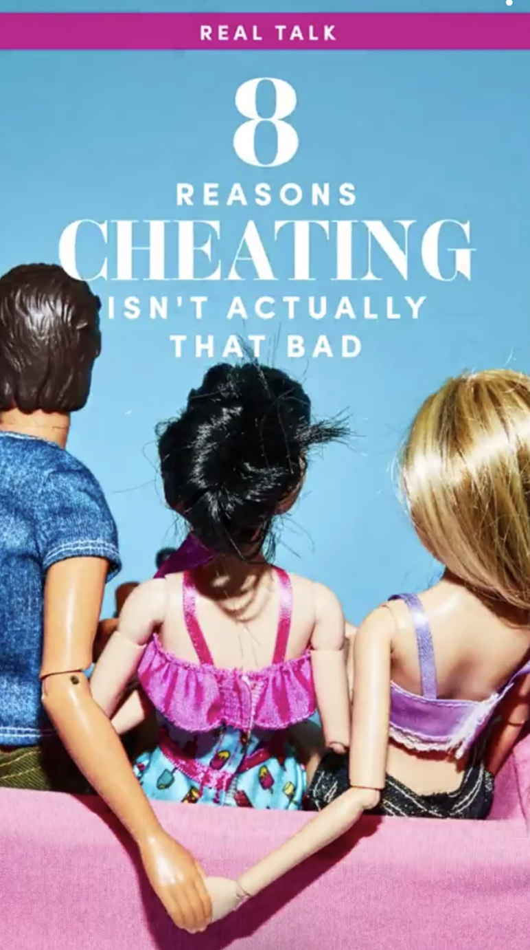 album cover - Real Talk 8 Reasons Cheating Isn'T Actually That Bad